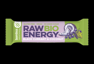 Bombus Energy tyčinka Černý rybíz a kokos Bio Raw 50 g
