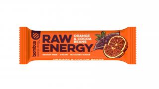 Bombus Energy tyčinka Pomeranč a kakaové boby Raw 50 g