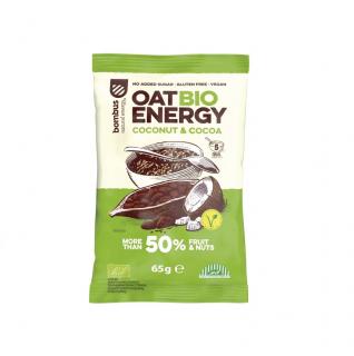 Bombus Ovesná kaše Bio Energy kokos a kakao 65 g