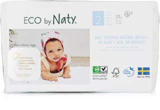 Eco by Naty Babycare Dětské pleny Mini 2 3-6 kg 33 ks
