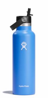 Hydro Flask Nerezová termolahev Standard Mouth Straw Cap 21 oz (621 ml) Modrá