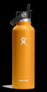 Hydro Flask Nerezová termolahev Standard Mouth Straw Cap 21 oz (621 ml) Okrová