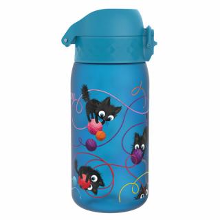 Ion8 Leak Proof Lahev bez BPA Blue Cats 350 ml