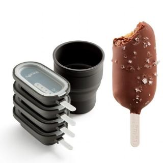 Lékué Sada Tvořítek na zmrzlinu s čokoládou 4 ks