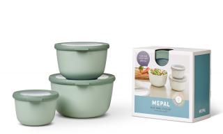 Mepal Set 3 ks misek Cirqula Nordic Sage 500+1000+2000 ml