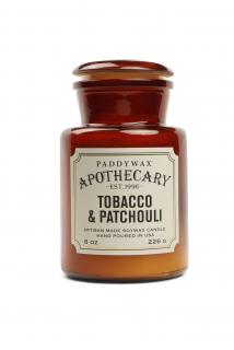 Paddywax Přírodní vonná svíčka Apothecary Tobacco & Patchouli 226 g