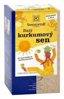 Sonnentor Zlatý kurkumový sen BIO čaj porcovaný 27 g