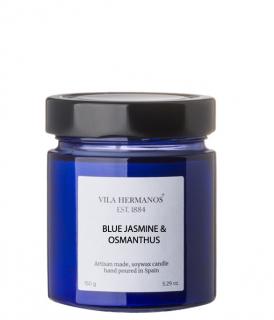 Vila Hermanos Přírodní vonná svíčka Apothecary Cobalt Blue Jasmine & Osmanthus 140 g