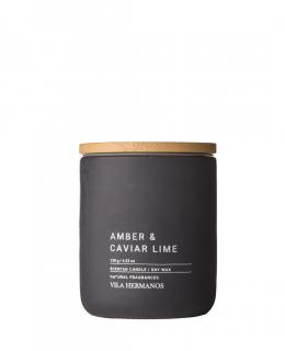 Vila Hermanos Přírodní vonná svíčka Concrete Amber & Caviar 120 g