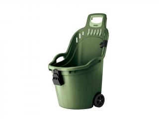 STEFANPLAST Univerzální zahradní vozík HELPY - 50 l, zelený