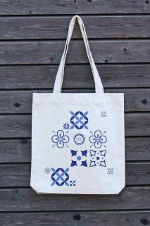 Pátěná taška Azulejos béžová