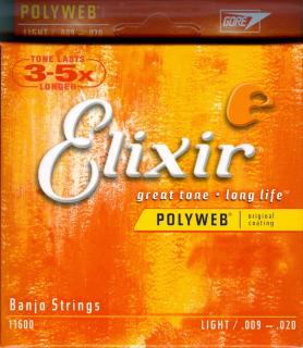 Elixir 11600 - Banjo Strings - Light