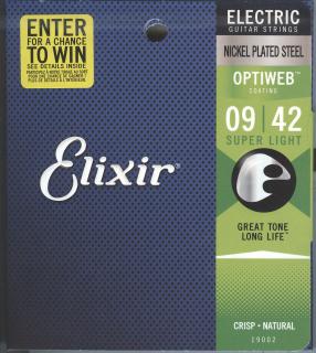 Elixir 19002 Optiweb Super Light (.009 - .042)