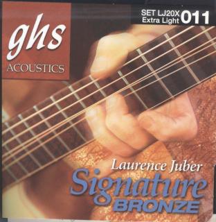 GHS Laurence Juber Signature Bronze Extra Light 011-050