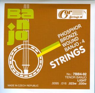 Gorstrings 7BB4 – 92   (.0095 - .030) – sada strun na tenorové banjo