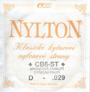 Nylton CB6 - ST - Náhradní struna D (.029w)