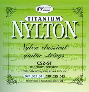 Nylton CS2–ST - Titanium (.029 - .043) – sada nylonových strun na klasickou kytaru