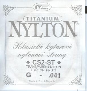Nylton CS2 - ST-Titanium - Náhradní struna G (.041)