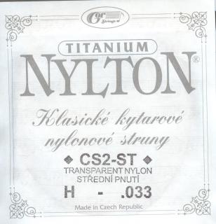 Nylton CS2 - ST-Titanium - Náhradní struna H (.033)