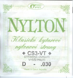 Nylton CS3 - VT - Náhradní struna D (.030w)