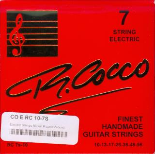 R. Cocco E RC 10-7 S - Sada strun na sedmistrunnou elektrickou kytaru