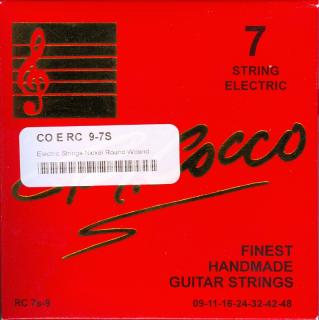 R. Cocco E RC 9-7 S - Sada strun na sedmistrunnou elektrickou kytaru