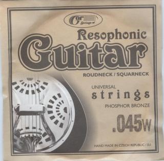 Resophonic guitar - Struna s fosfor-bronzovým ovinutím (.045w )