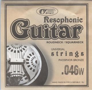 Resophonic guitar - Struna s fosfor-bronzovým ovinutím (.046w )