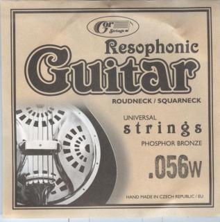 Resophonic guitar - Struna s fosfor-bronzovým ovinutím (.056w )