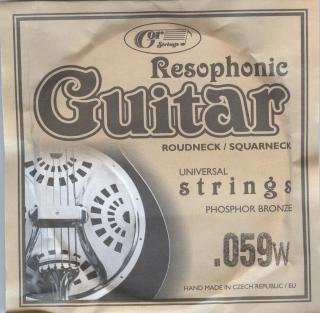 Resophonic guitar - Struna s fosfor-bronzovým ovinutím (.059w )