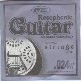 Resophonic guitar - Struna s niklovým ovinutím (.024w )