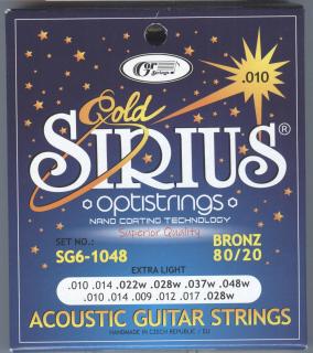 Sirius Gold SG6-1048 (.010 - .048w)