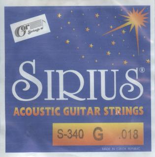 Sirius S-340 - náhradní struna G (.018)