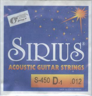 Sirius S-450 - náhradní struna D-1 (.012)
