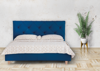 Čalouněná postel Roan bez úložného prostoru rozměr: 200x200