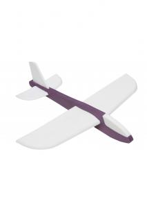 Chytré házecí letadlo FLY-POP 41 Tmavě fialová