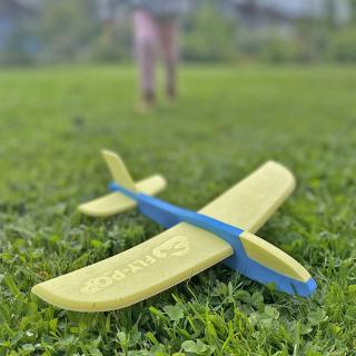 Chytré házecí letadlo FLY-POP - limitovaná edice světle šedé - žluté