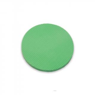Kulatá nástěnka, samolepicí, tloušťka 2 cm Zelená 60, 38 cm