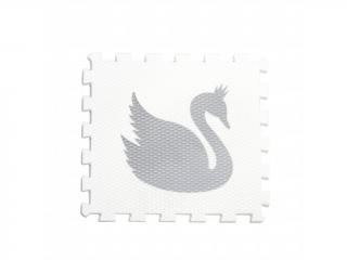 Minideckfloor Labuť Bílý se světle šedou labutí
