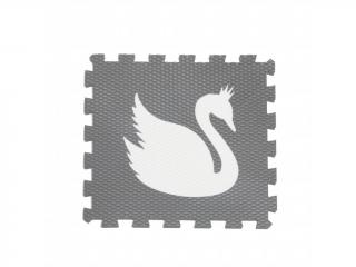 Minideckfloor Labuť Šedý s bílou labutí