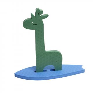Surfující pěnová žirafa 62 Tmavě zelená / 50 Modrá