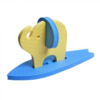 Surfující pěnový slon 11 Tmavě žlutá / 50 Modrá