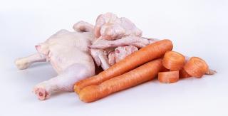 Drůbeží maso mleté s mrkví 1kg (Vetamix)