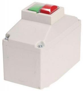 Krabice pro motorové spouštěče 0,63 - 16 A, s vypínačem pro 16 a 32A připojení, tlačítka start/stop