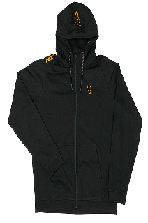 Fox Mikina Collection Orange & Black Lightweight Hoodie ---: Small