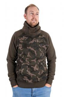 Fox Mikina Khaki / Camo High Neck ---: Large