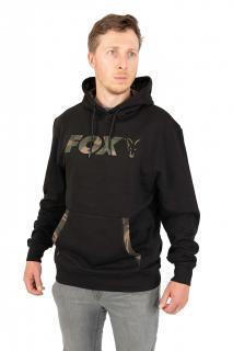 Fox Mikina Lightweight Black / Camo Print Pullover Hoody ---: XX Large