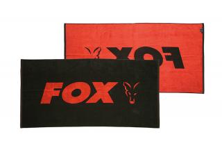 Fox Osuška Beach Towels Black / Orange