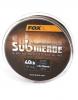Fox Pletená šňůra Submerge Dark Camo Sinking Braid ---: 0,16mm / 11,3kg / 600 m