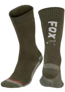 Fox Ponožky Thermolite long sock Green/Silver size: 10-13